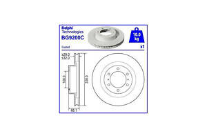 Тормозной диск BG9200C