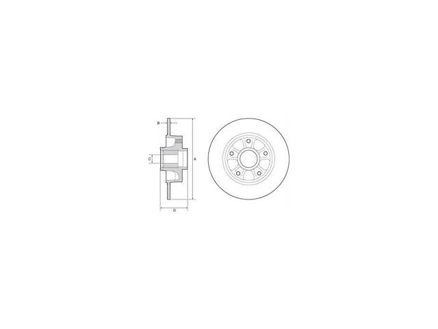 Тормозной диск BG9230RSC