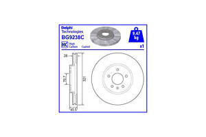 Тормозной диск BG9238C