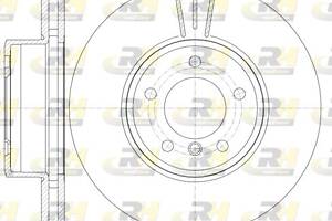 Тормозной диск BMW 6 (E64) / BMW 5 (E60) 2001-2010 г.