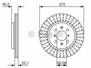 Тормозной диск BOSCH 0986479789 на SUZUKI SWIFT IV (FZ, NZ)