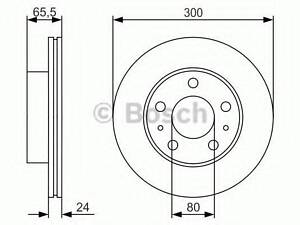 Тормозной диск BOSCH 0986479R86 на FIAT DUCATO фургон (230L)