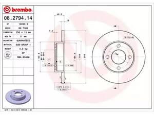 Гальмівний диск BREMBO