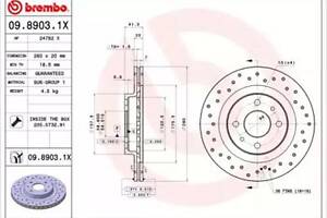 Тормозной диск BREMBO