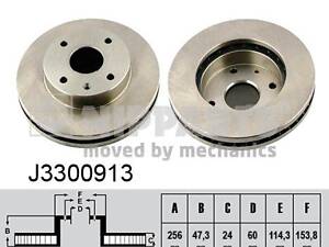 Тормозной диск CHEVROLET EVANDA / CHEVROLET NUBIRA / DAEWOO REZZO (U100) 2000-2012 г.