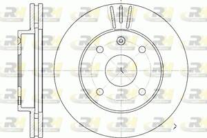 Тормозной диск CHEVROLET EVANDA / CHEVROLET NUBIRA / DAEWOO REZZO (U100) 2000-2012 г.