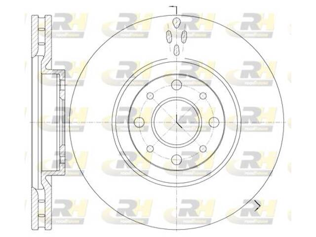 Тормозной диск CHRYSLER DELTA / FIAT BRAVO (198_) / FIAT STILO (192_) 2001-2018 г.