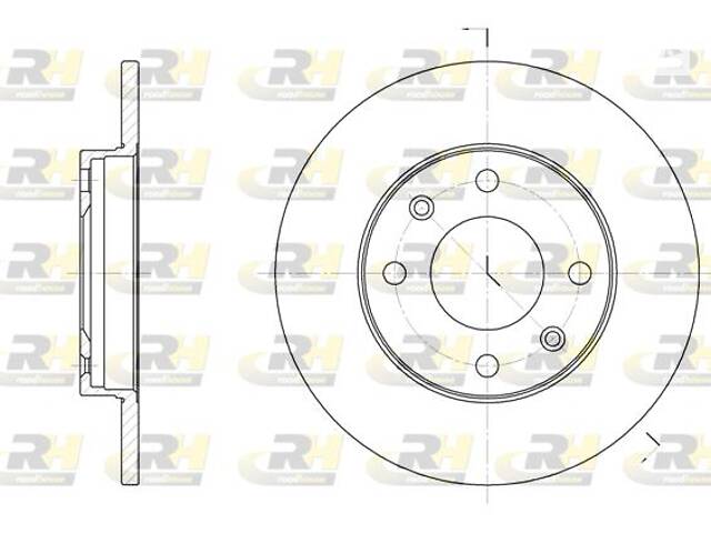 Тормозной диск CITROEN C15 / PEUGEOT 306 / PEUGEOT 205 / CITROEN VISA 1978-2012 г.