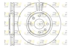 Тормозной диск CITROEN DS3 / CITROEN DS5 / DS DS 5 (KF_) / DS DS 3 (SA_) 1996-2019 г.