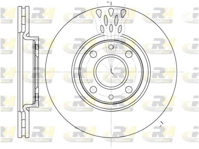 Тормозной диск CITROEN NEMO / FIAT 500 (312_) / FIAT IDEA (350_) 1989-2018 г.