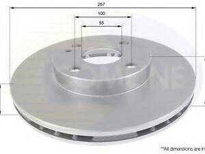 Диск гальмівний COMLINE ADC0437V на MAZDA ETUDE V (BA)