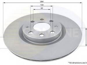 Гальмівний диск COMLINE ADC1819V на FIAT PUNTO EVO (199)