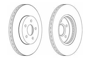 Гальмівний диск DDF1125