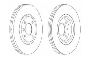 Гальмівний диск DDF1152