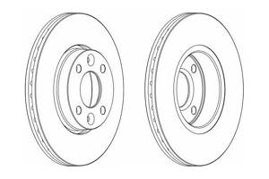 Гальмівний диск DDF1201
