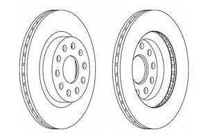 Гальмівний диск DDF1223