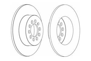 Гальмівний диск DDF1224