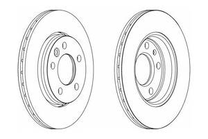 Гальмівний диск DDF1286