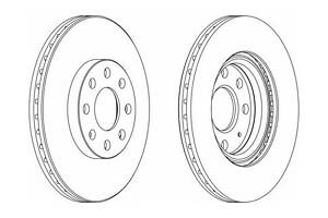 Гальмівний диск DDF1304
