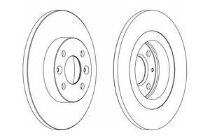 Гальмівний диск DDF1502