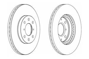 Гальмівний диск DDF1520