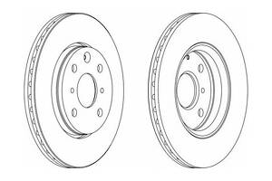 Гальмівний диск DDF1527