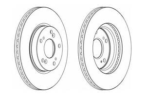 Гальмівний диск DDF1539
