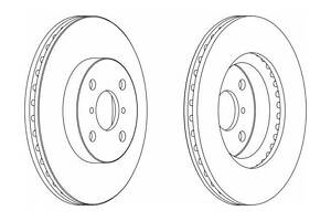Гальмівний диск DDF1587