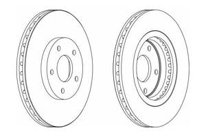 Гальмівний диск DDF1589