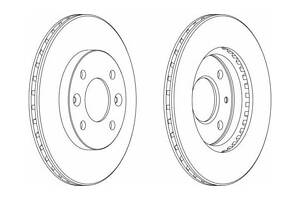 Гальмівний диск DDF158