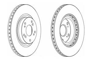 Гальмівний диск DDF1596