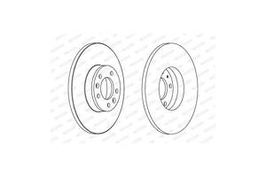 Тормозной диск DDF1602C