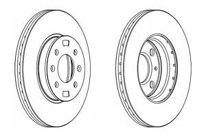 Тормозной диск DDF1603
