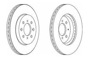 Гальмівний диск DDF1610