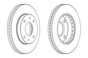 Тормозной диск DDF1614