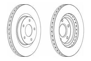 Гальмівний диск DDF1624