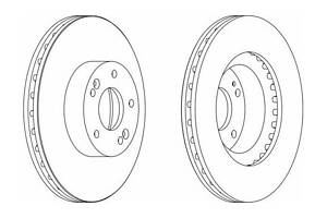 Гальмівний диск DDF1630