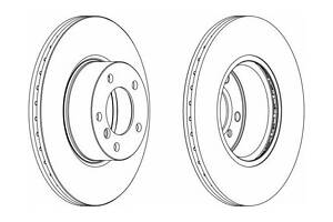 Гальмівний диск DDF1717