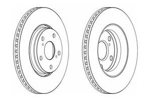Гальмівний диск DDF1756