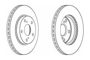 Гальмівний диск DDF1789