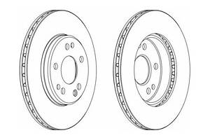 Тормозной диск DDF181