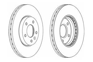 Гальмівний диск DDF1870