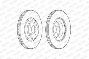 Гальмівний диск DDF2597C1