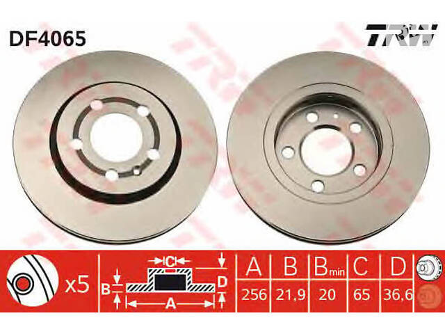 Тормозной диск DF4065