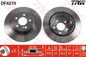 Тормозной диск DF4270