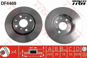 Гальмівний диск DF4469