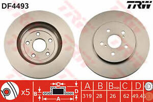 Гальмівний диск DF4493