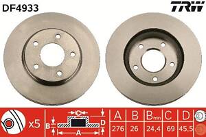 Тормозной диск DODGE CALIBER / MITSUBISHI ASX (GA_W_) 2000-2013 г.