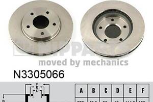 Тормозной диск DODGE CALIBER / MITSUBISHI LANCER (CX_A) 2000-2013 г.