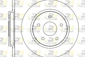 Тормозной диск DODGE JOURNEY / FIAT FREEMONT (345_) 1995-2016 г.